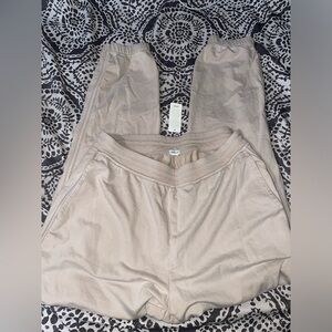 Aerie beige joggers